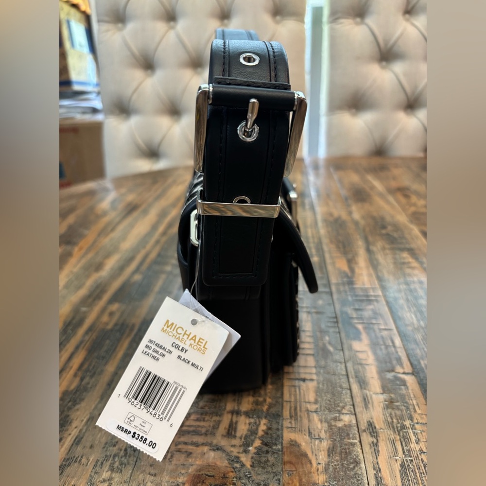 Micheal Kors Colby Medium Calf Hair Bag NWT - Picture 3 of 13